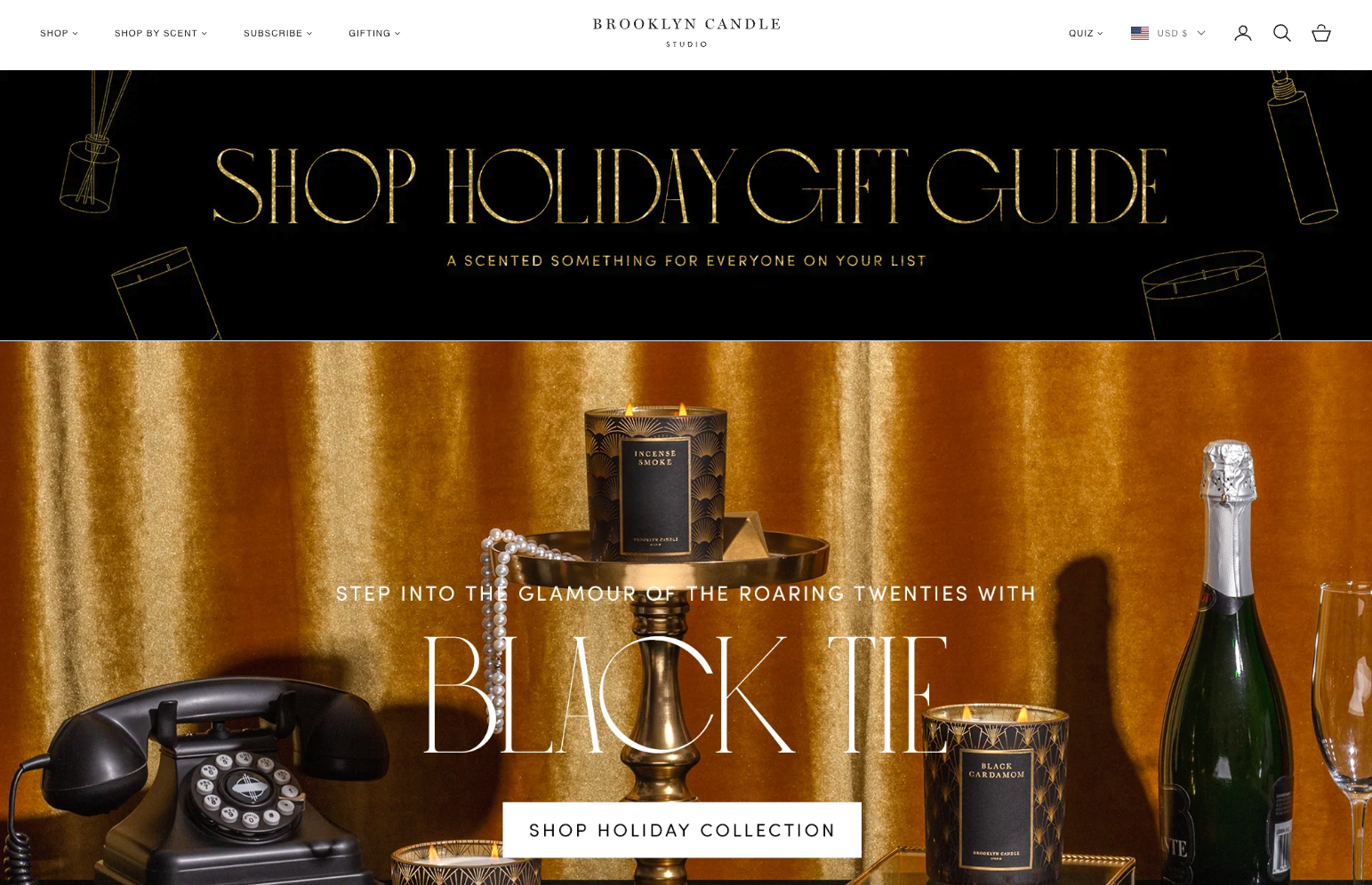 Brooklyn Candle Studio Homepage